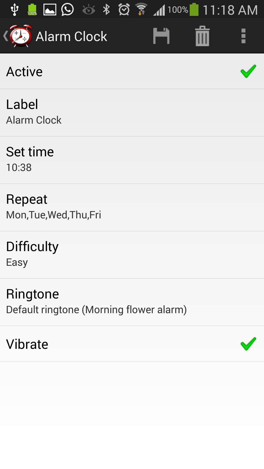 Open Alarm Clock