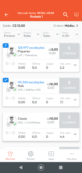 Parciais CFC