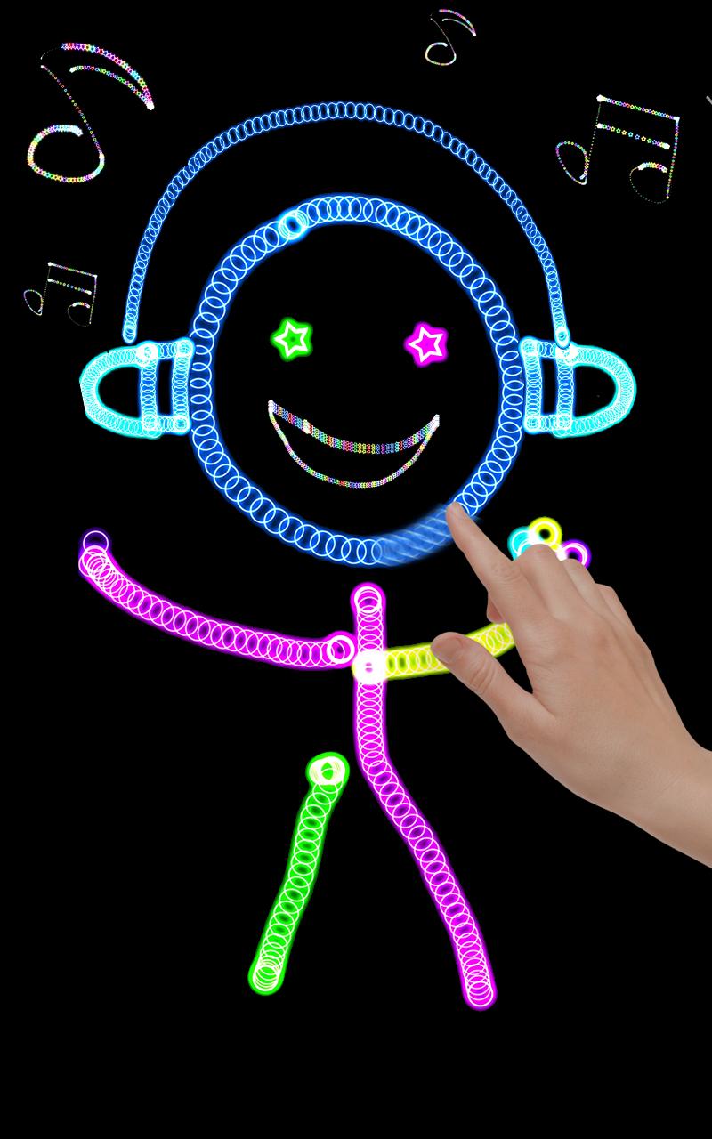 Glow the GIF and Drawing Art