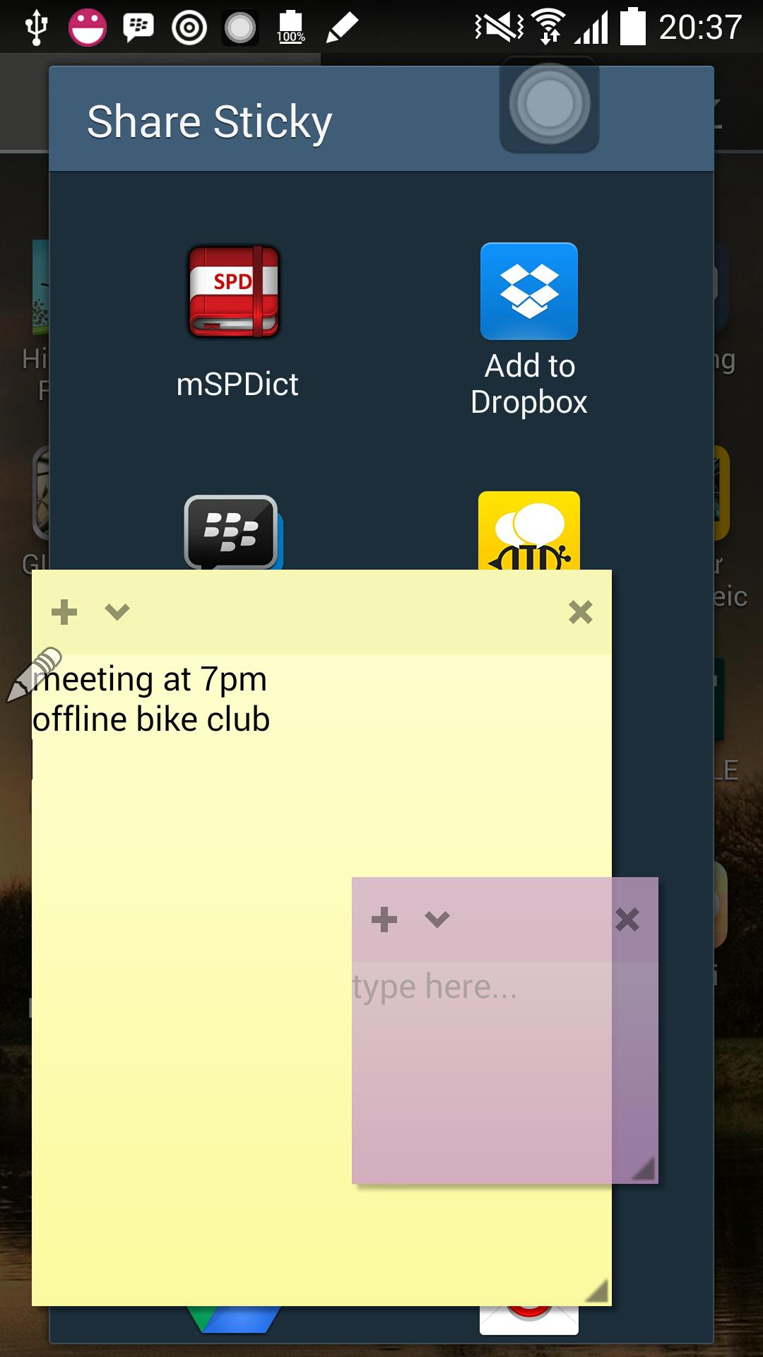 Sticky Note