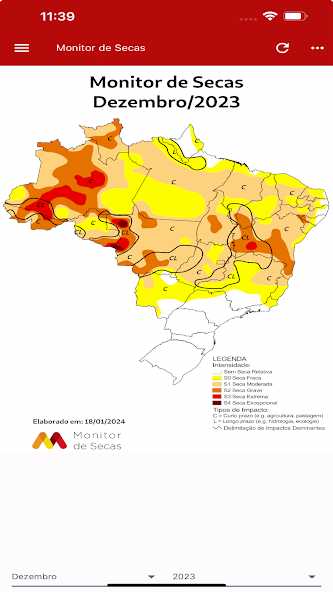 Brazil Drought Monitor