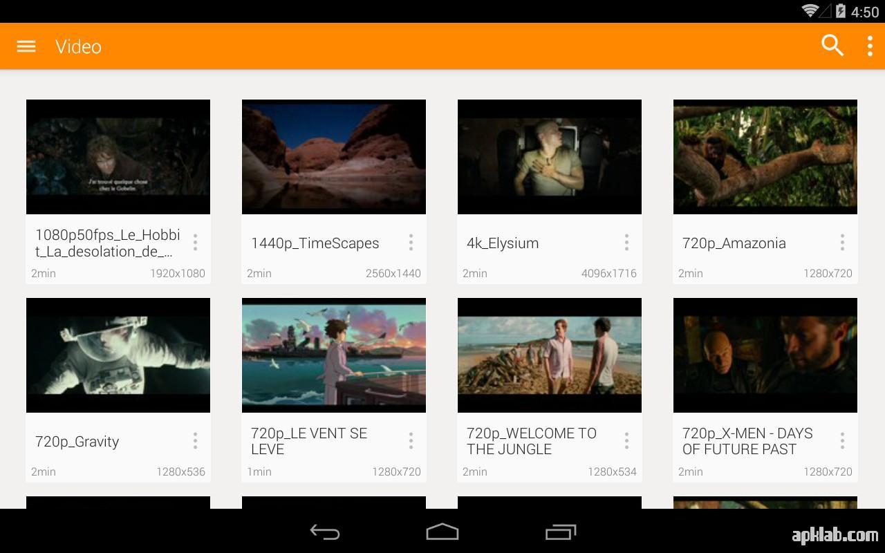 Media Player of videos,music