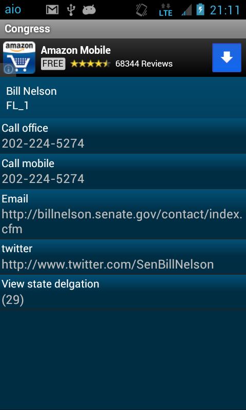 U.S. Congress App