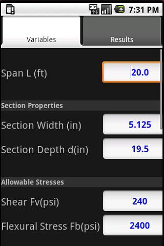 Wood Beam Calculator