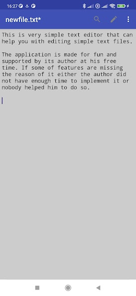 Simple Text Editor