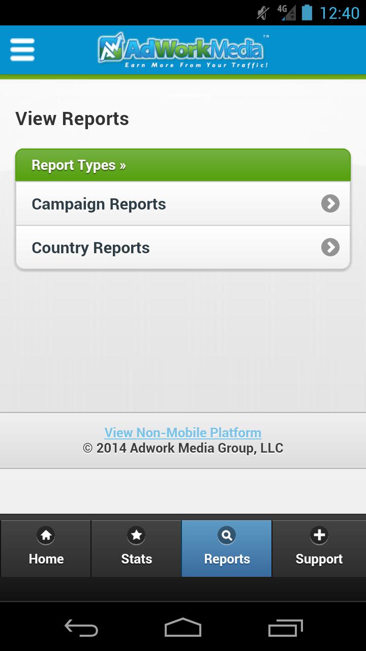 AdWork Media Stats