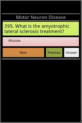 Neurology short questions