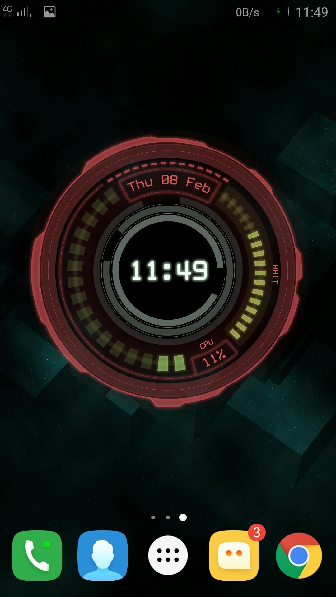 AHL Sci-Fi System Clock