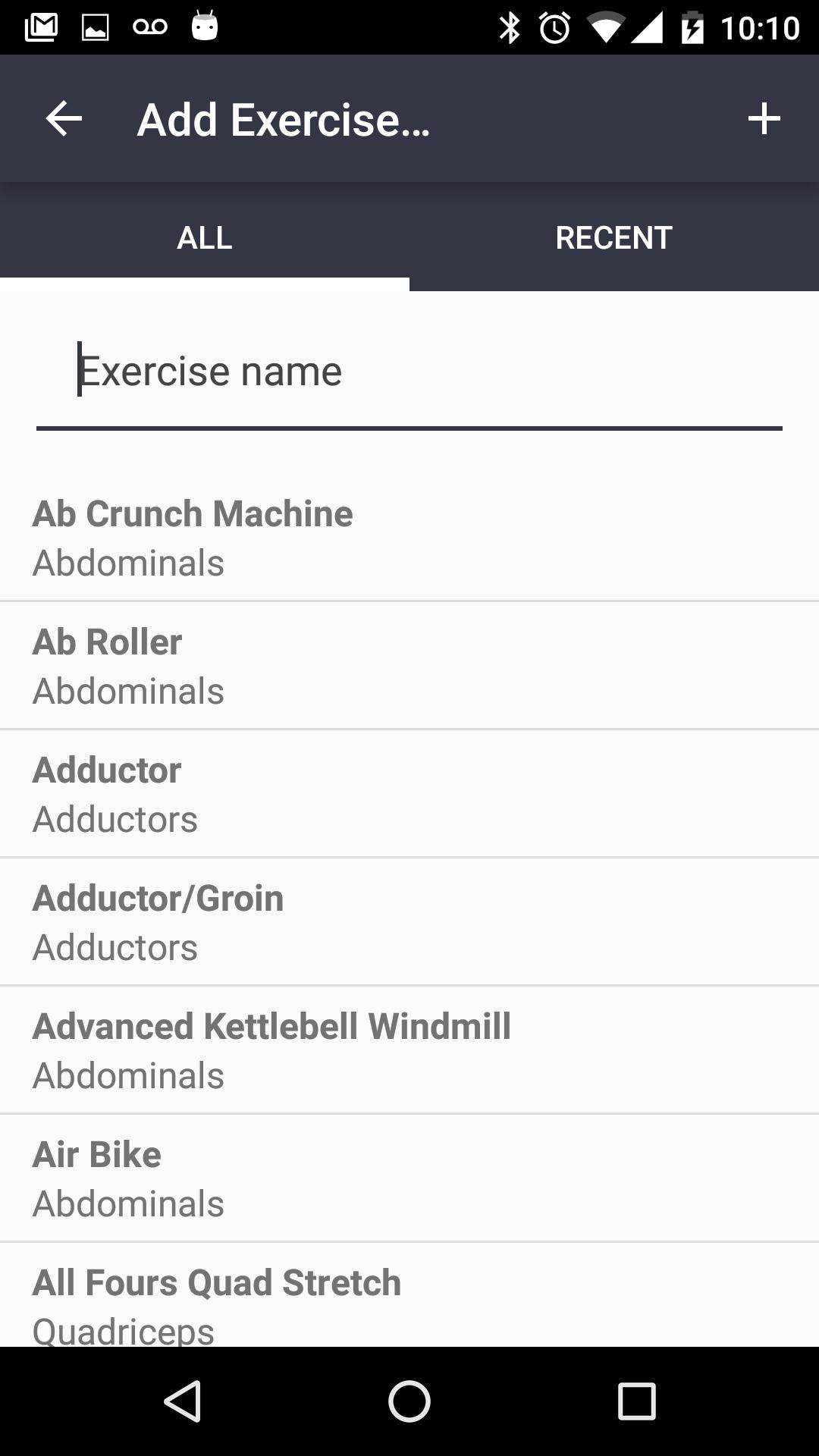 Lift Tracker Weightlifting Log