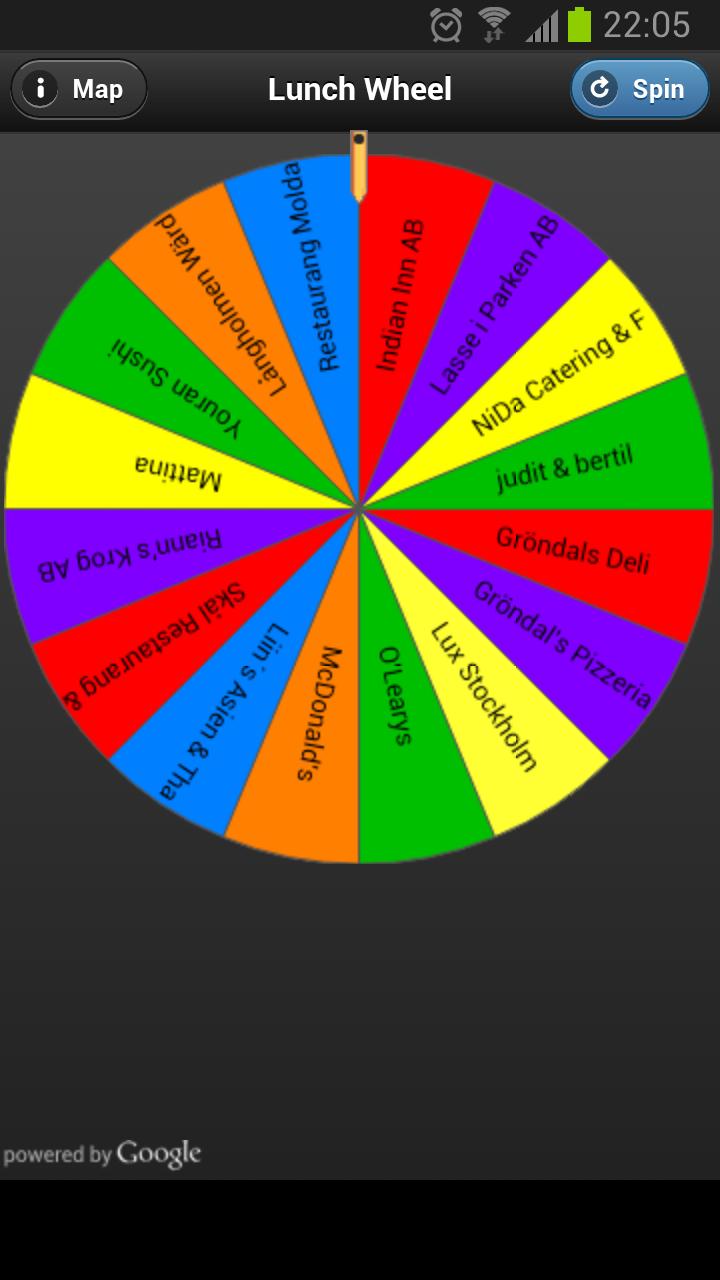 Restaurant Roulette