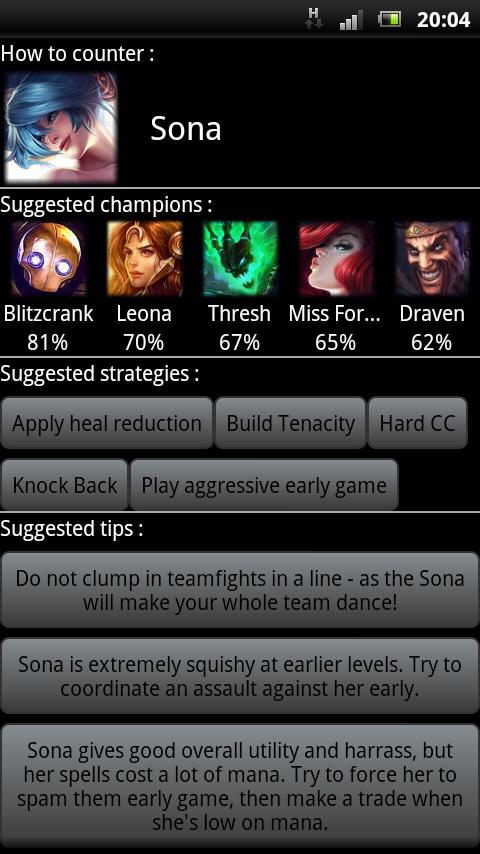 LoL Counter picker