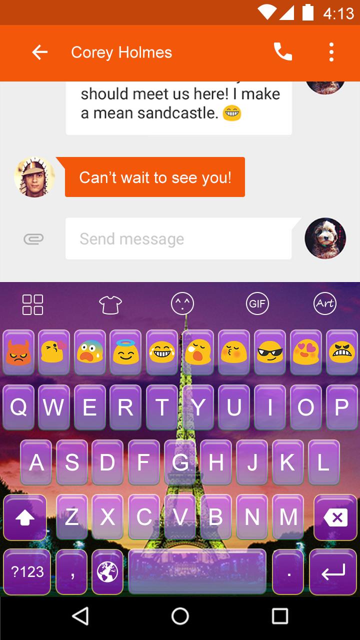 Paris Keyboard-Emoji