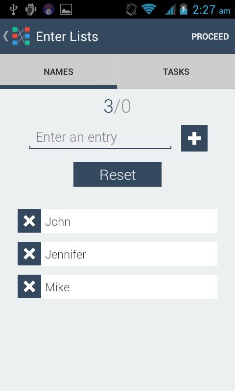 Random List Match