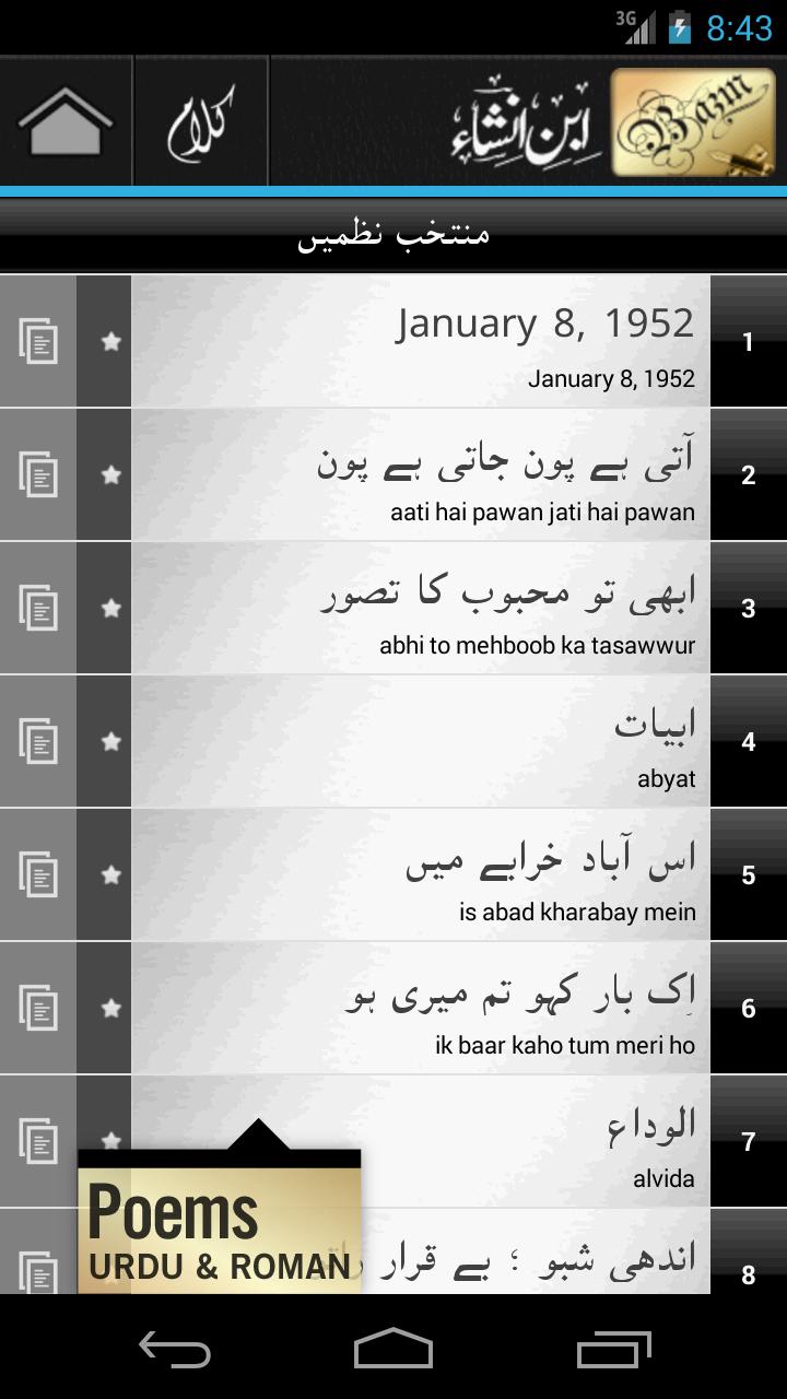 Bazm: Ibn-e-Insha