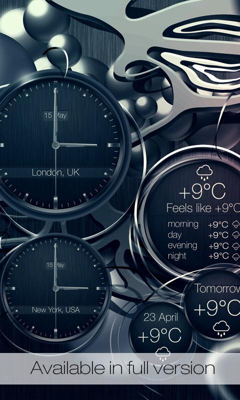 FREE Black business clock HD