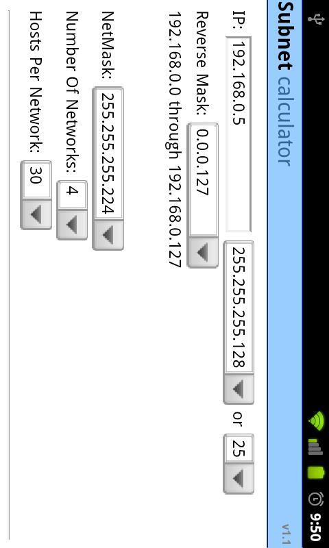 Simple Subnet Calculator