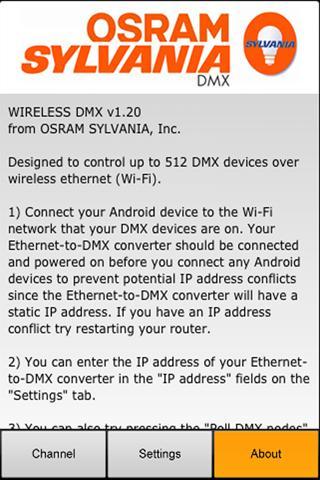 OSRAM DMX Wi-Fi Controller