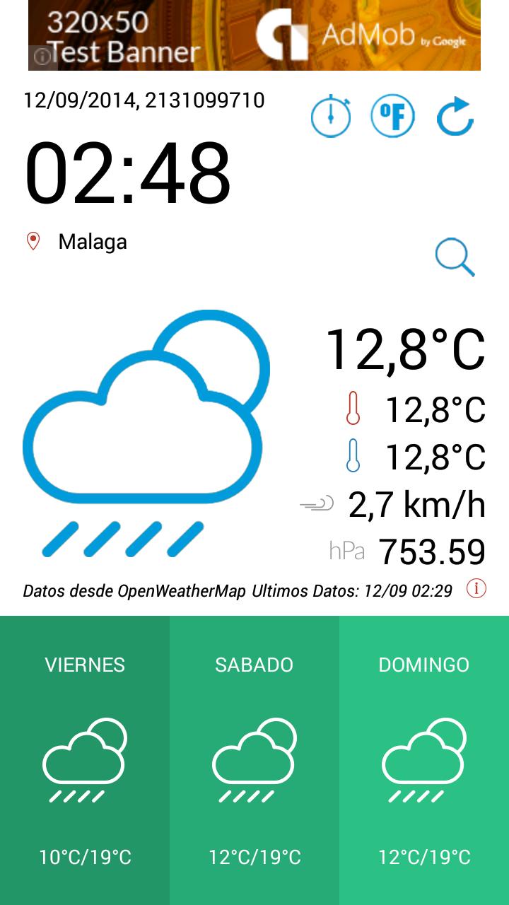 Weather forecast