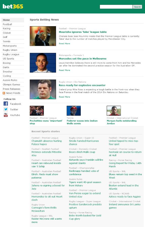 bet365 News