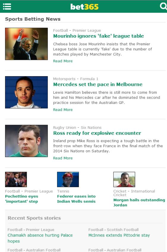 bet365 News
