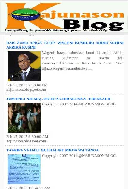 Kajunason Blog