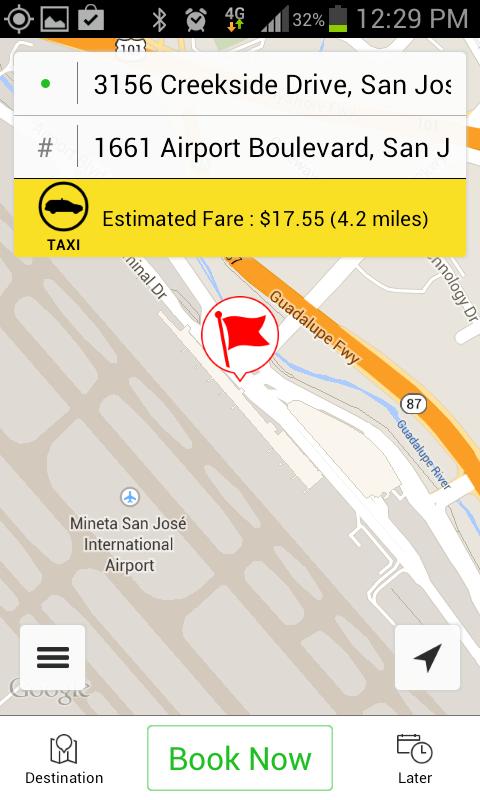 Yellow Cab Silicon Valley Taxi