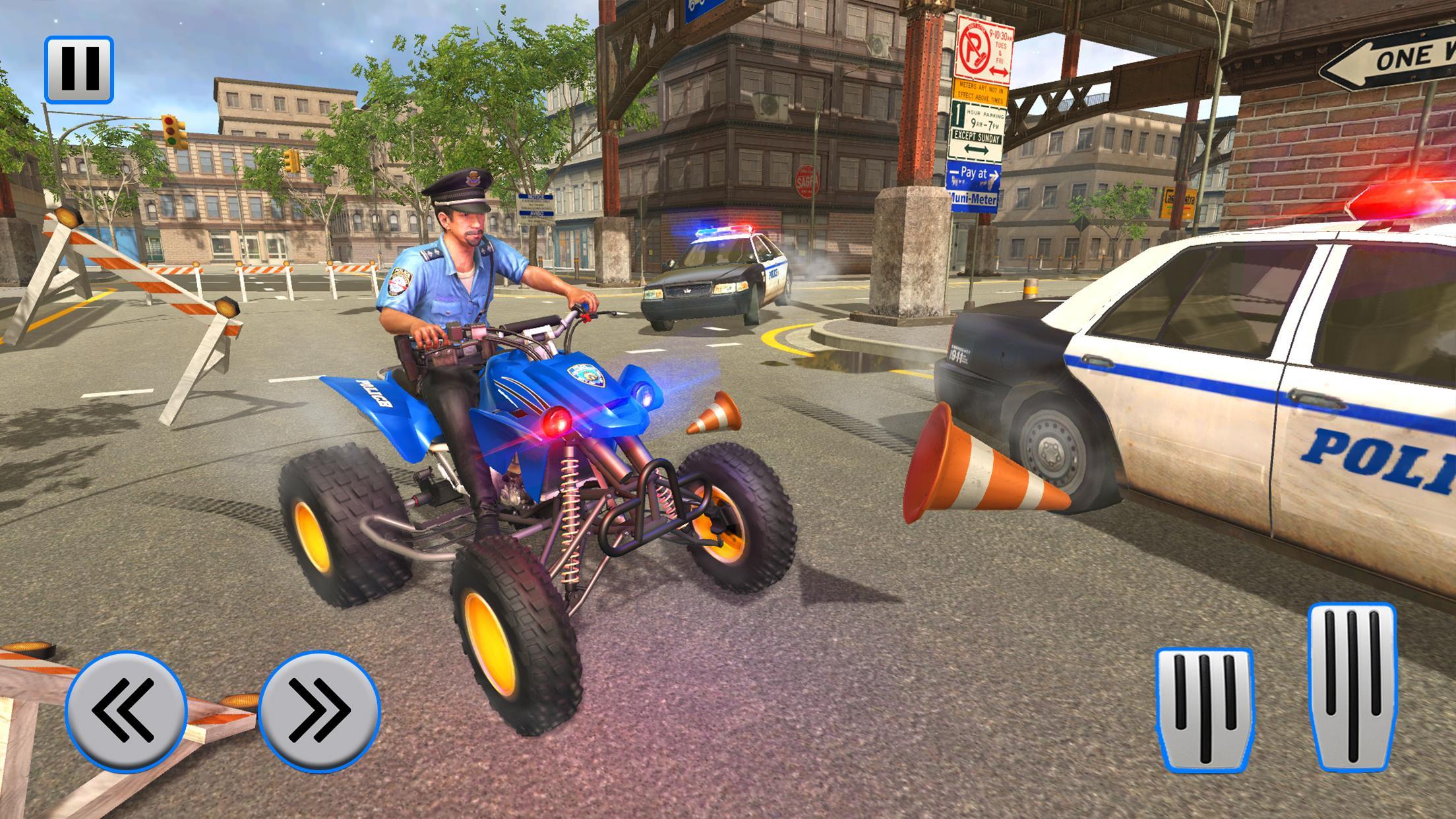 Police ATV Quad Bike Chase