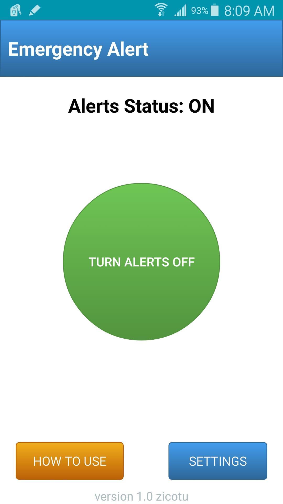Emergency Alert Light