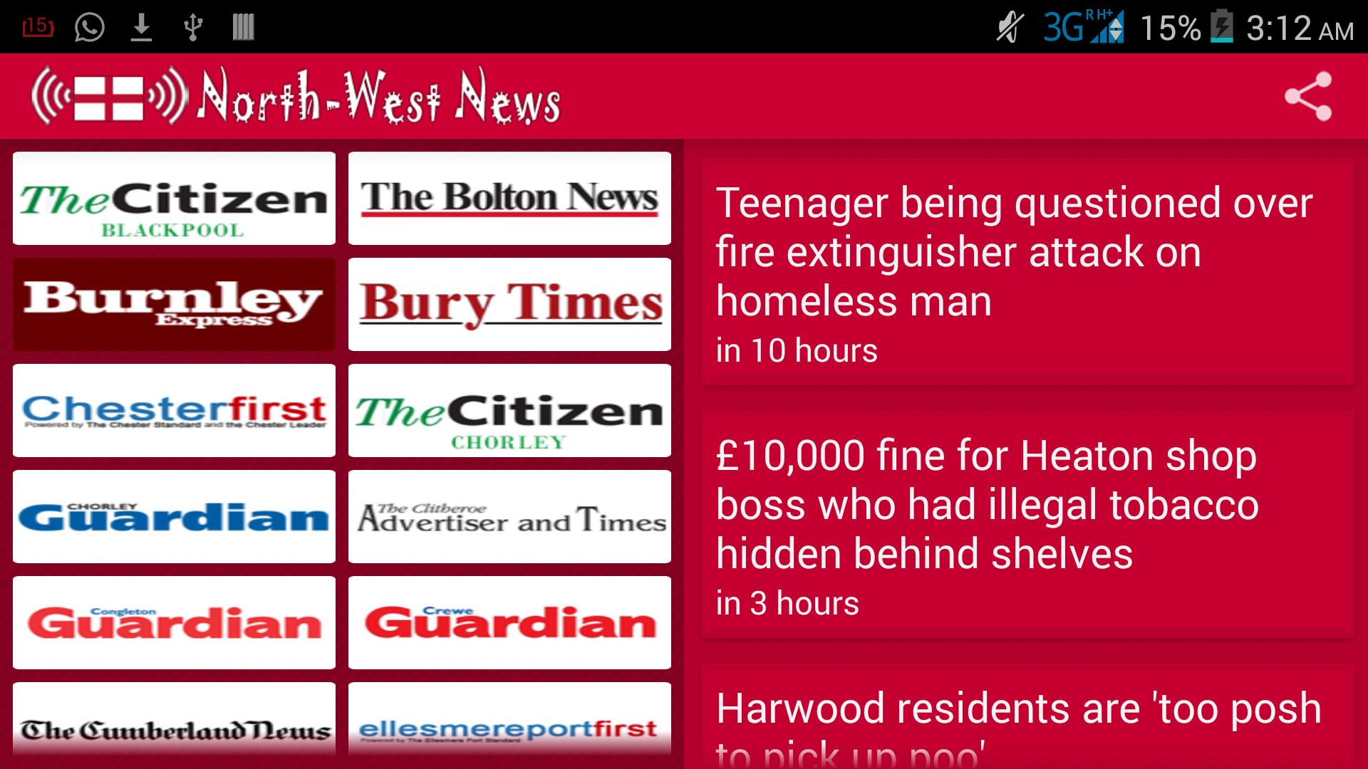 England North West News