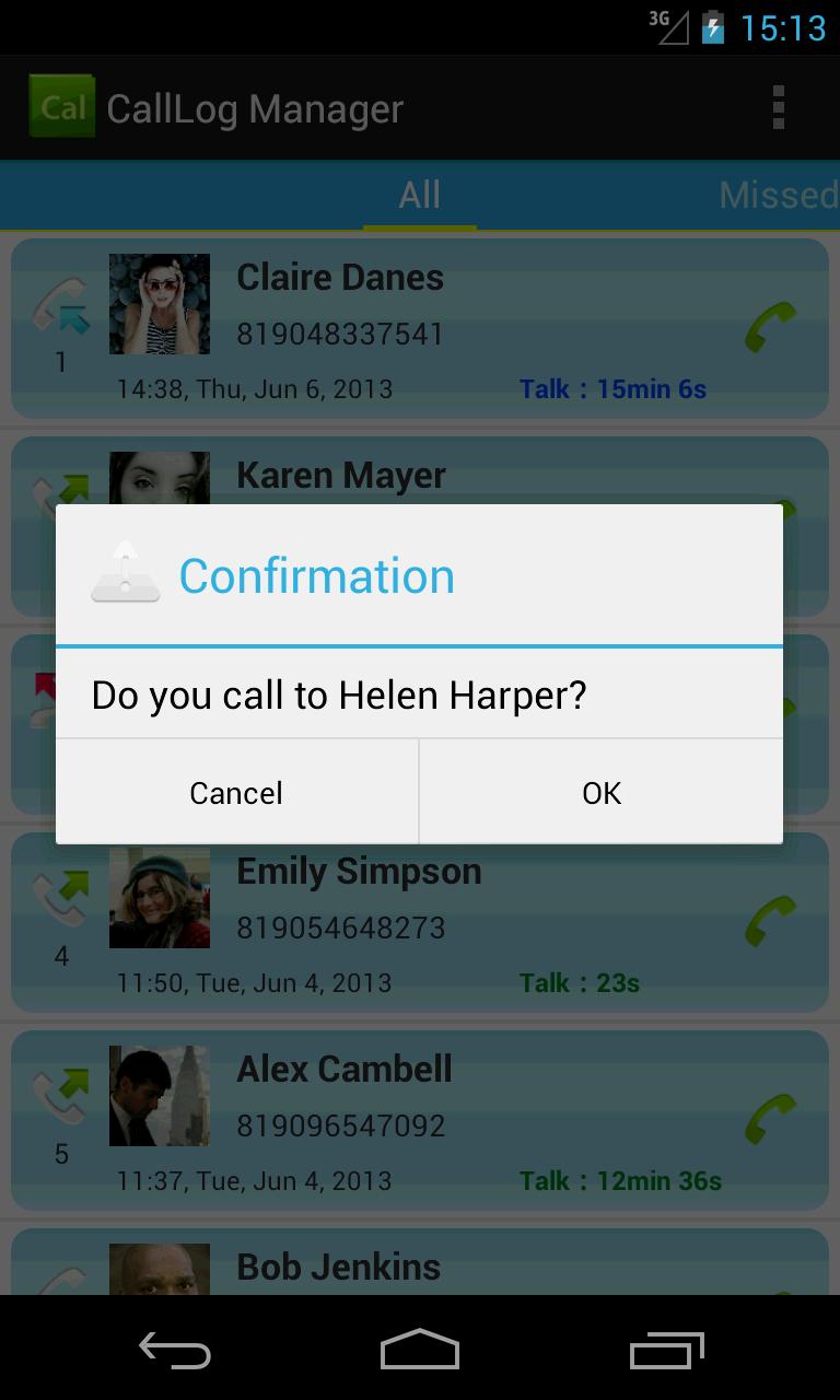 CallLogManager