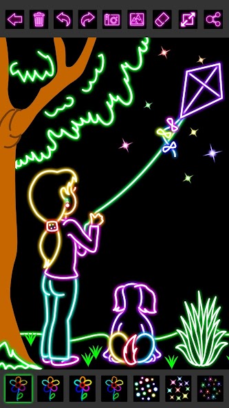 Magical Drawing Glow