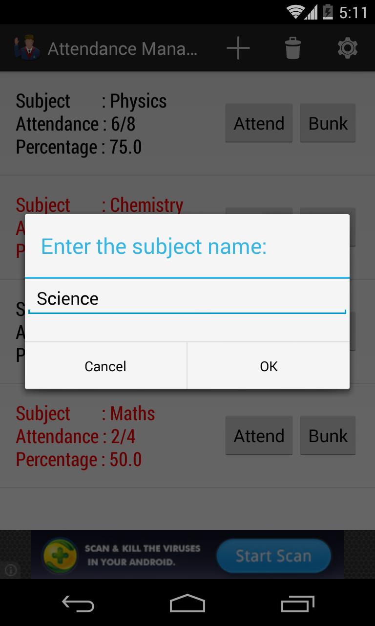 Attendance Manager