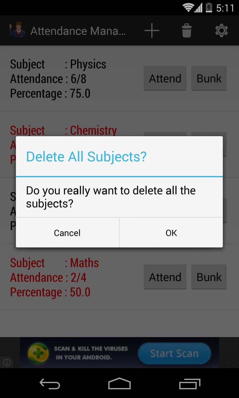 Attendance Manager