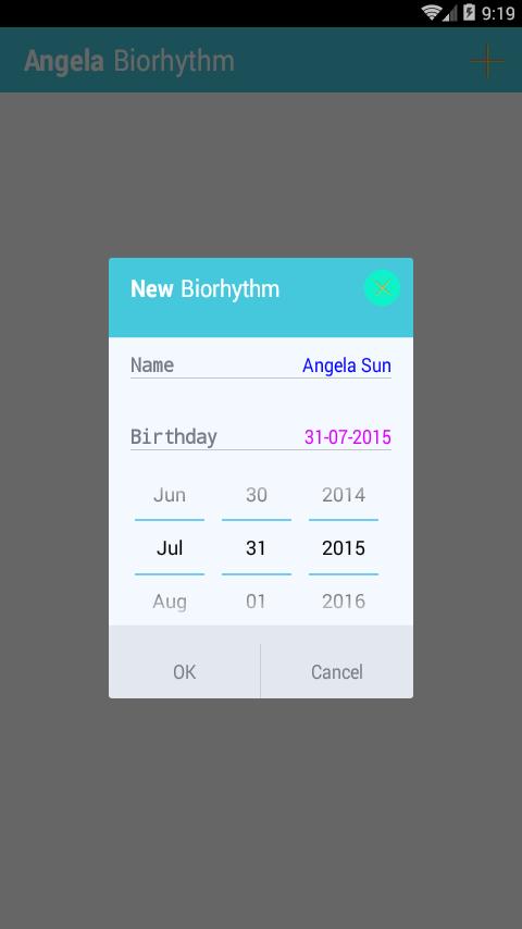 Angela Biorhythm