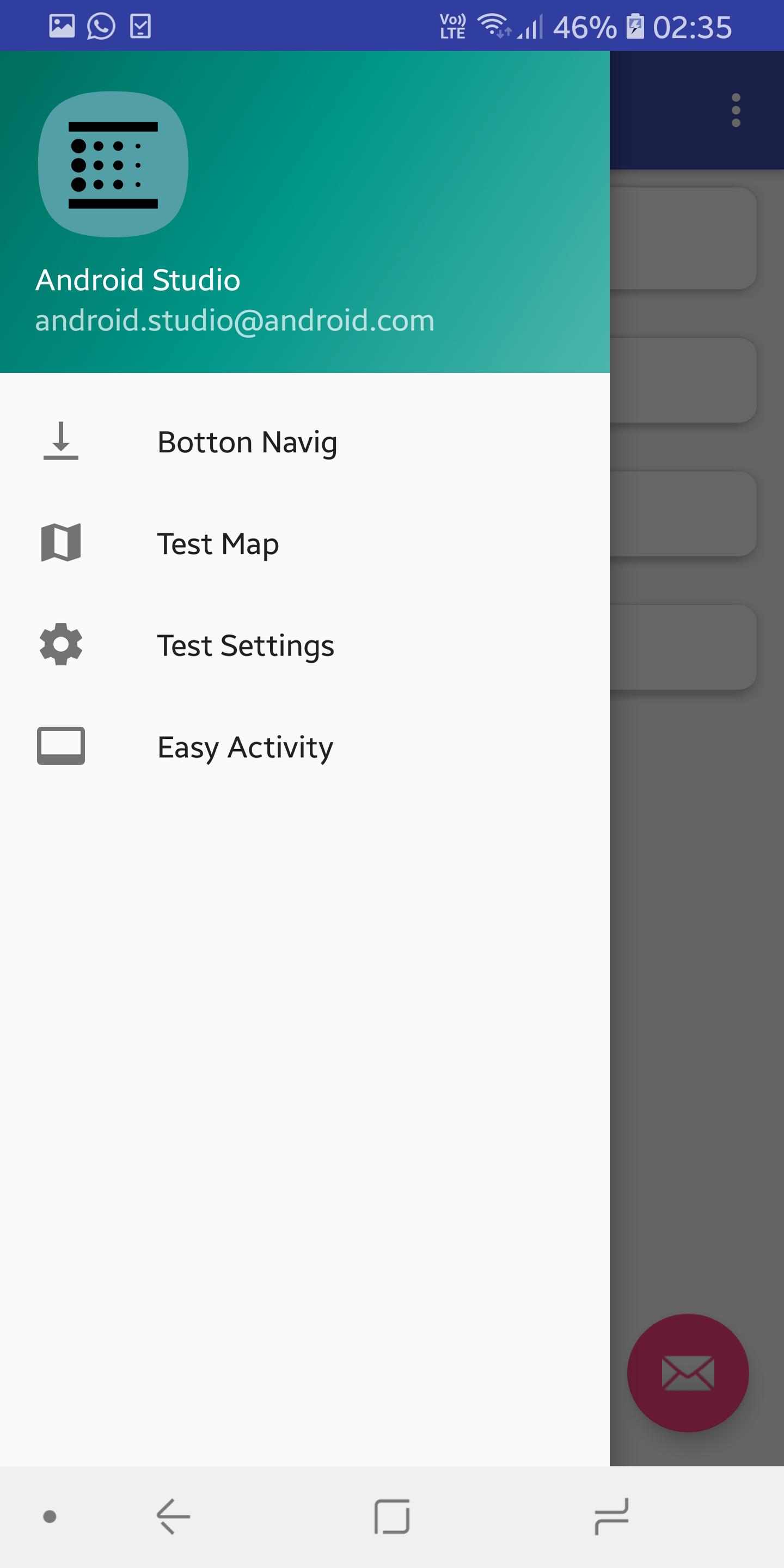 Navigation Drawer Template
