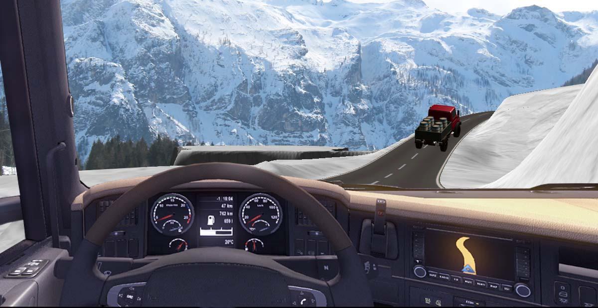 Cargo Truck Drive Hill Turbo