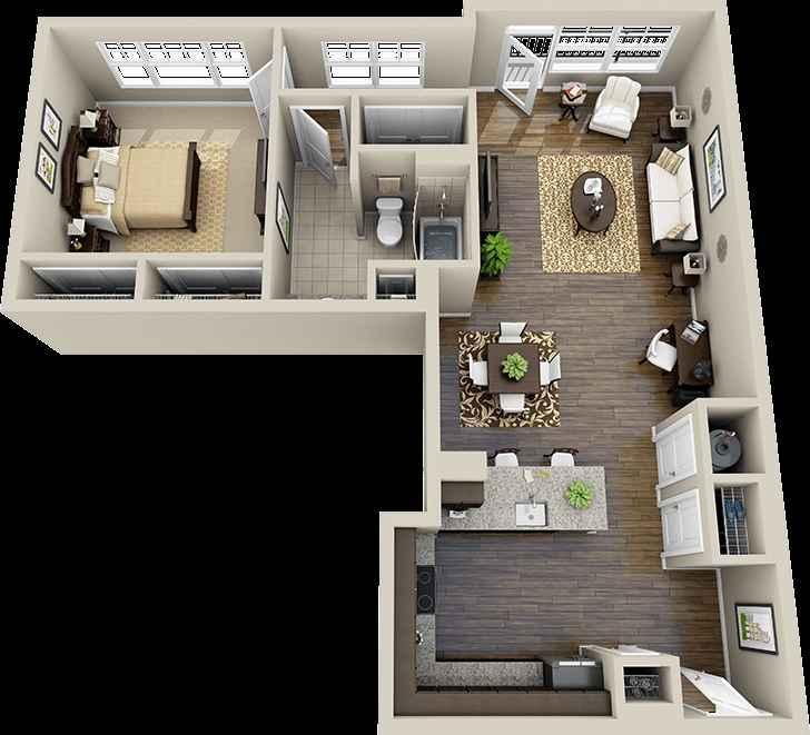 3DSmall Home Plan Design Ideas