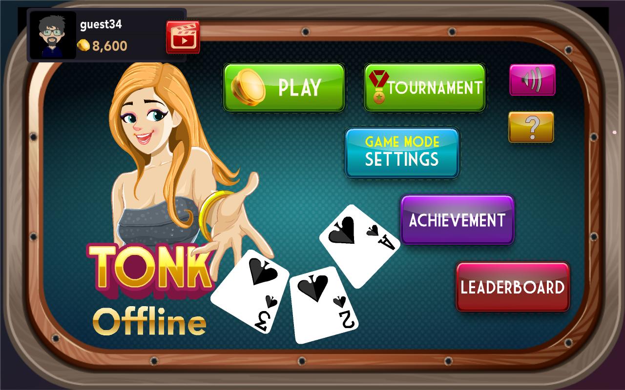 Offline Tonk - Tunk Card Game