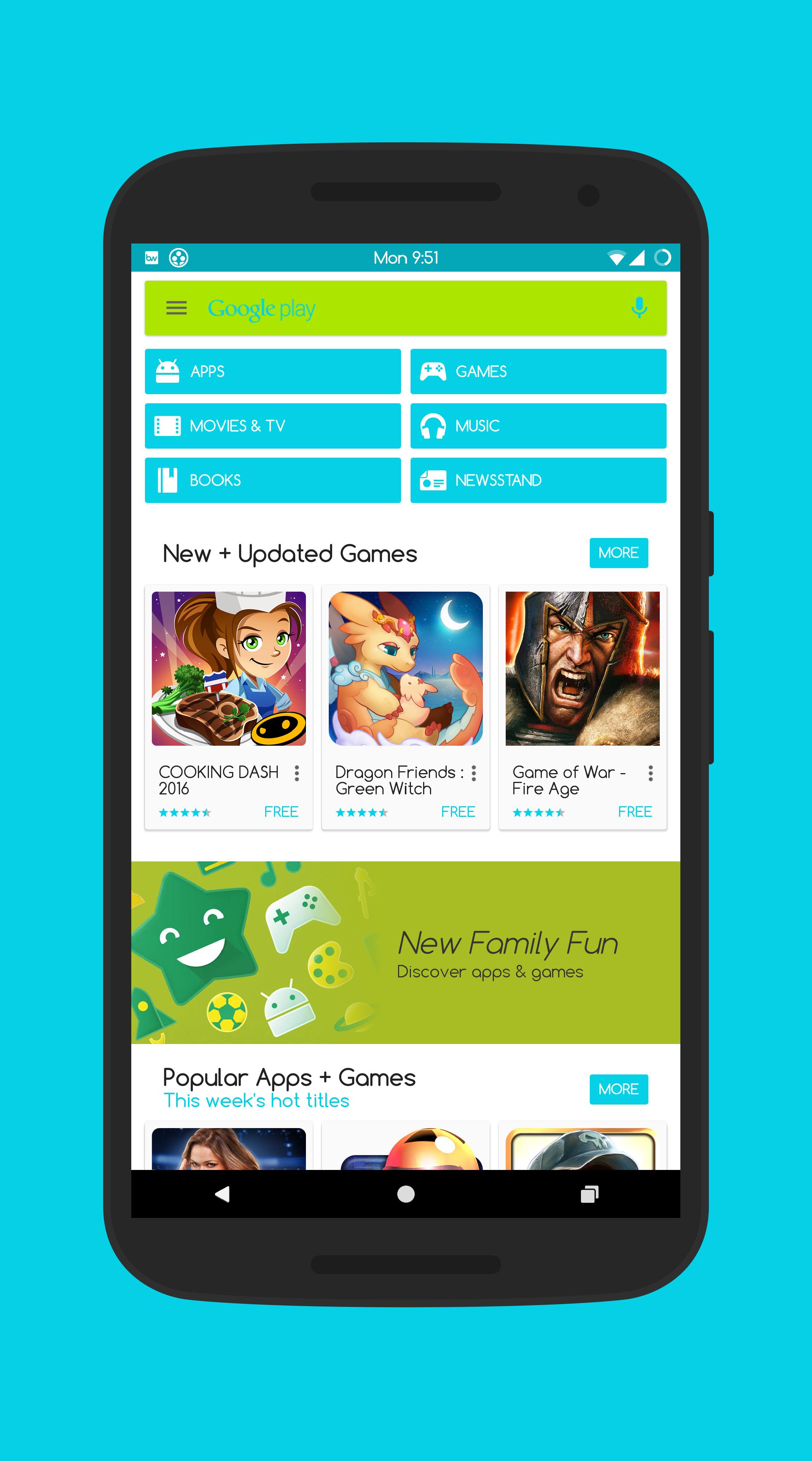 AquaLime - Layers Theme