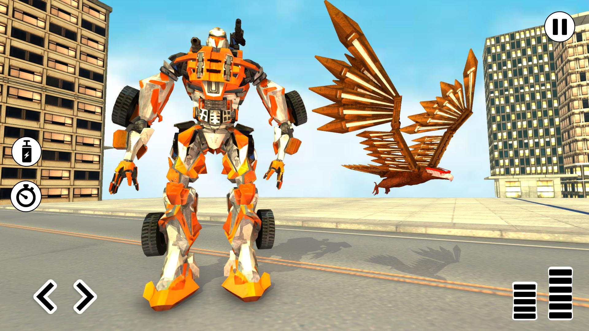 Flying Eagle Robot Car Multi Transforming Games