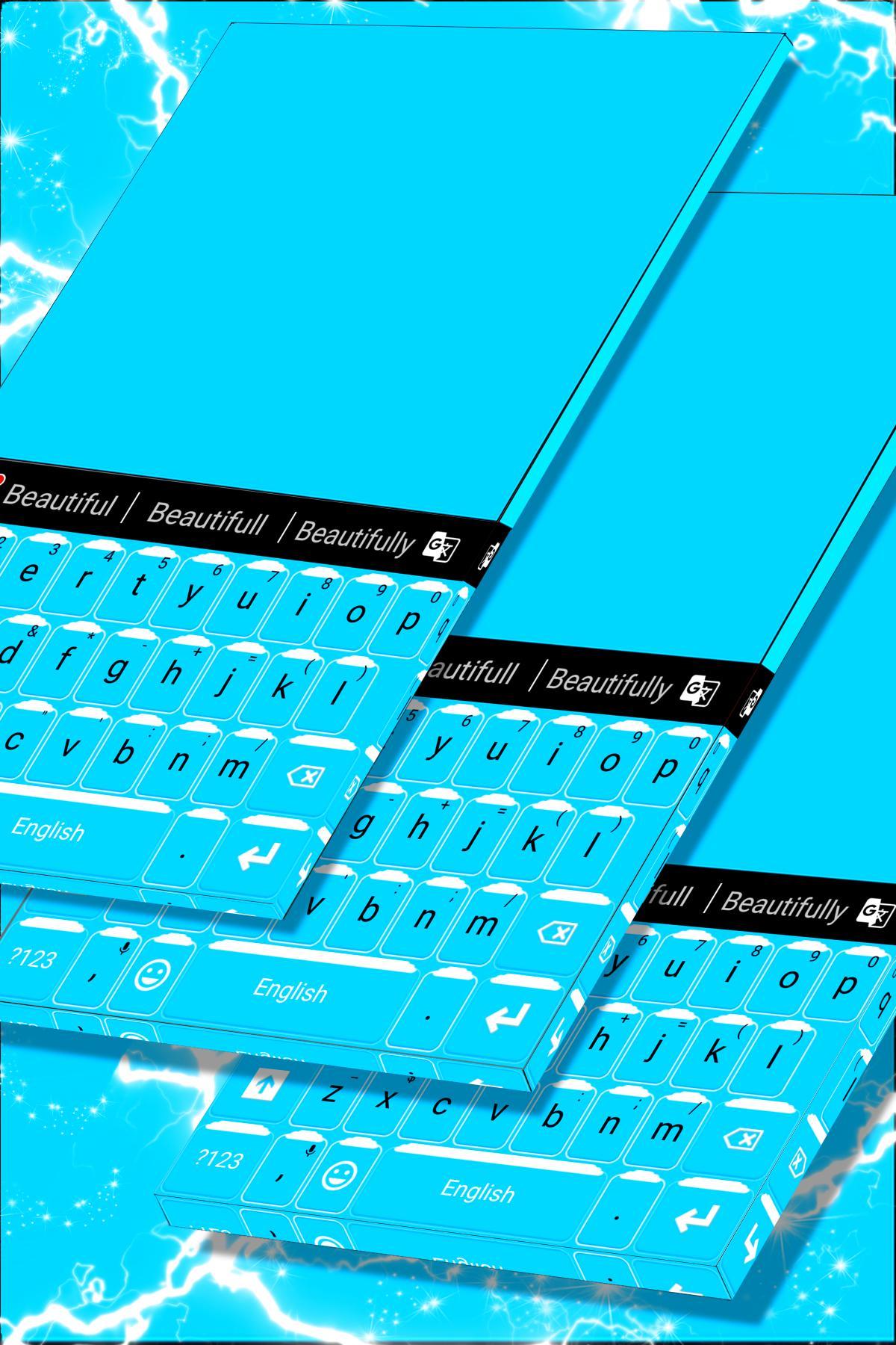 Blue Sky Keyboard Theme