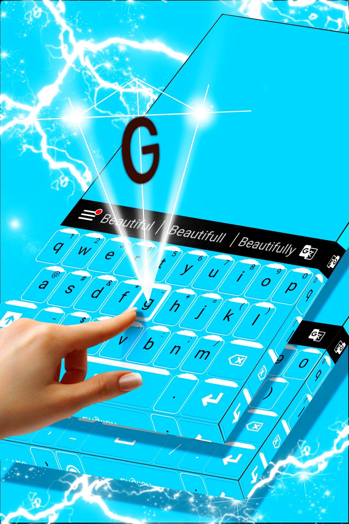 Blue Sky Keyboard Theme