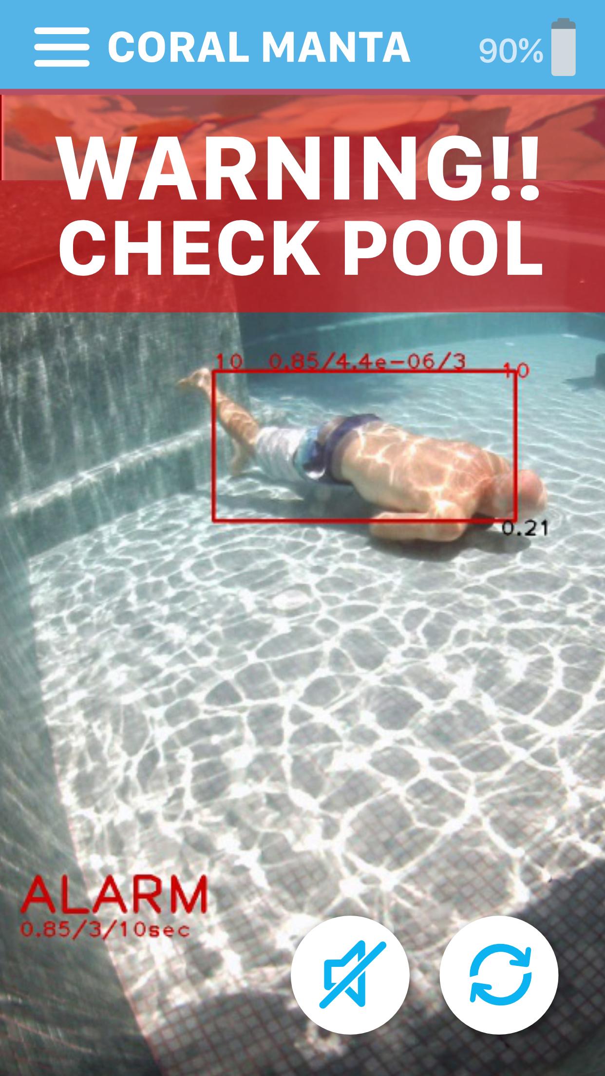 Coral Drowning Detection