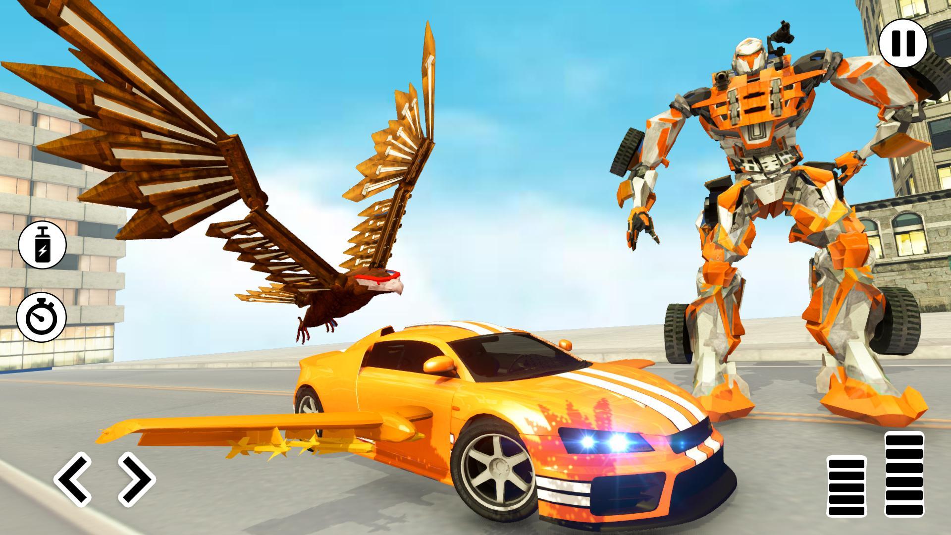 Flying Eagle Robot Car Multi Transforming Games