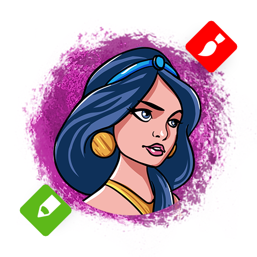 Drawing cute fairy princesses