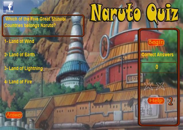 Quiz for Naruto