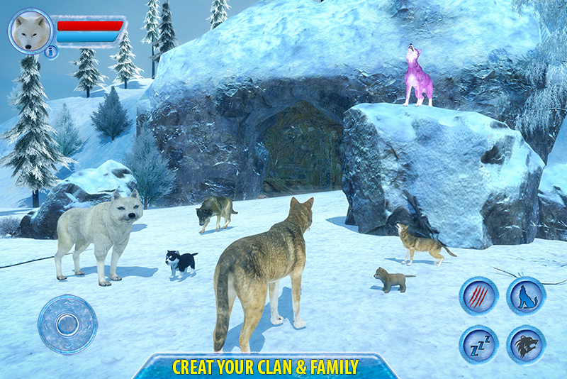 Arctic Wolf Sim 3D