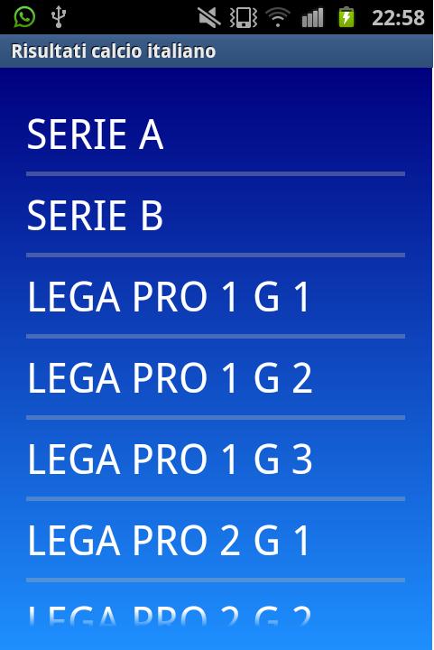 Italian Football Results