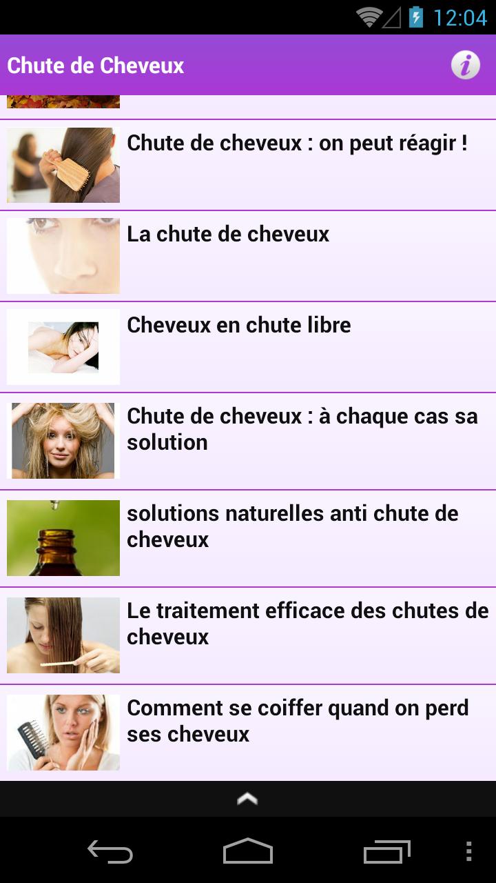 chute de cheveux traitement