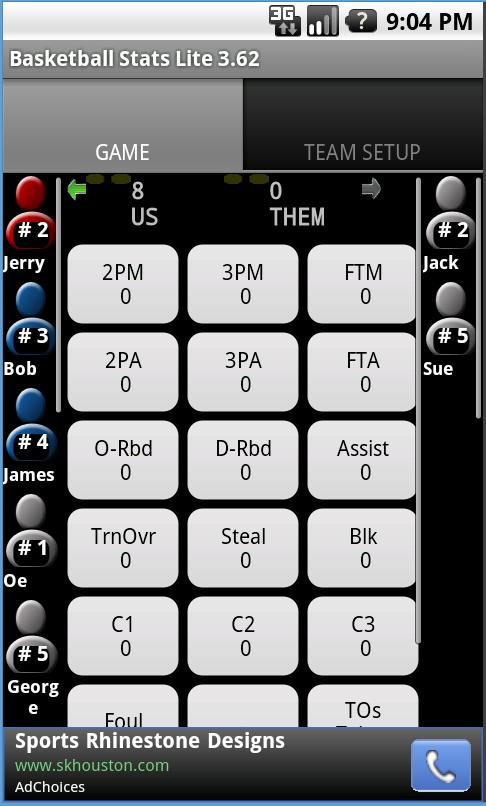Basketball Stats Lite